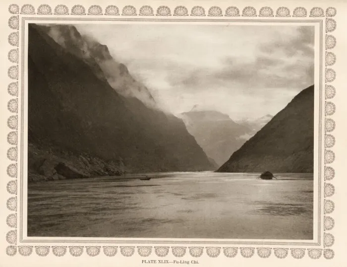 Framed Print : Photogravure, Donald Mennie, The Grandeur of the Gorges Framed Print : Photogravure, Donald Mennie, The Grandeur of the Gorges