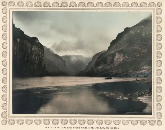 Framed Print : Photogravure, Donald Mennie, The Grandeur of the Gorges Framed Print : Photogravure, Donald Mennie, The Grandeur of the Gorges