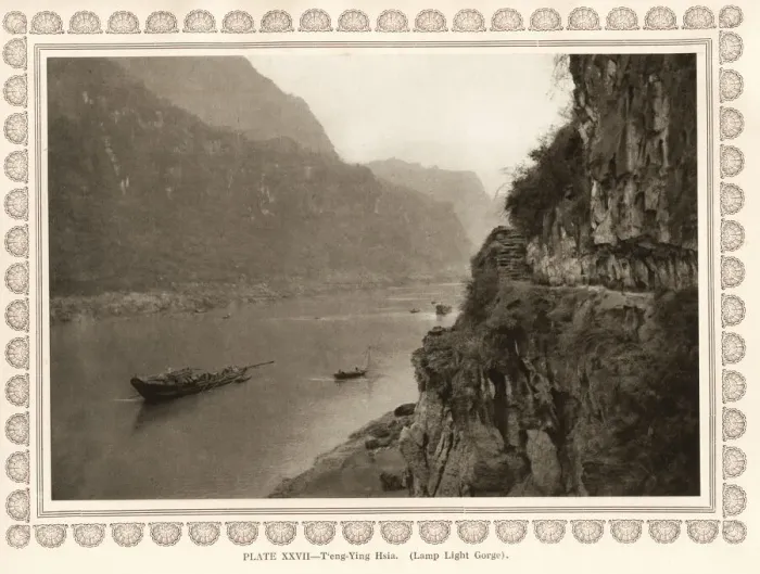 Framed Print : Photogravure, Donald Mennie, The Grandeur of the Gorges Framed Print : Photogravure, Donald Mennie, The Grandeur of the Gorges