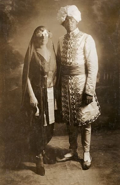Phyllis and Jack Dare in Arabian costume
