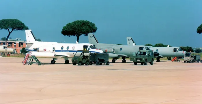 Framed Print : Piaggio PD-808 flight line Framed Print : Piaggio PD-808 flight line
