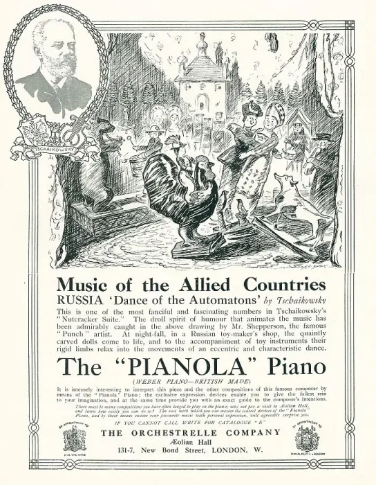 Framed Print : The Pianola Advertisement Framed Print : The Pianola Advertisement