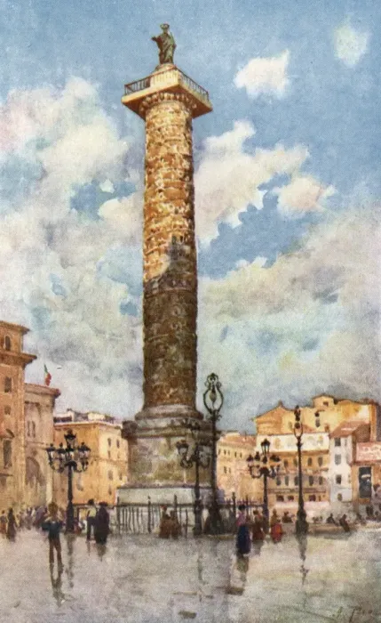 Framed Print : Piazza Colonna / Rome Framed Print : Piazza Colonna / Rome