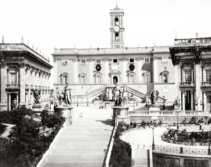 Framed Print : Piazza del Campidoglio, Rome Italy Framed Print : Piazza del Campidoglio, Rome Italy