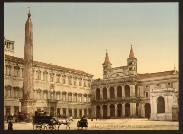 Framed Print : Piazza di San Giovanni in Laterano, Rome, Italy Framed Print : Piazza di San Giovanni in Laterano, Rome, Italy