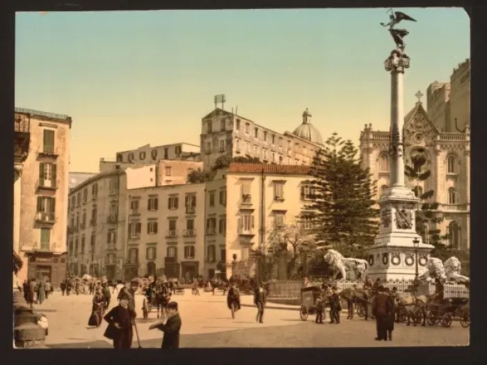 Framed Print : Piazza of Martiri (i. e. Piazza dei Martiri), Naples, Italy Framed Print : Piazza of Martiri (i. e. Piazza dei Martiri), Naples, Italy