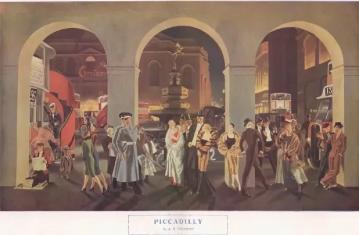 Framed Print : Piccadilly, by A. R. Thomson Framed Print : Piccadilly, by A. R. Thomson