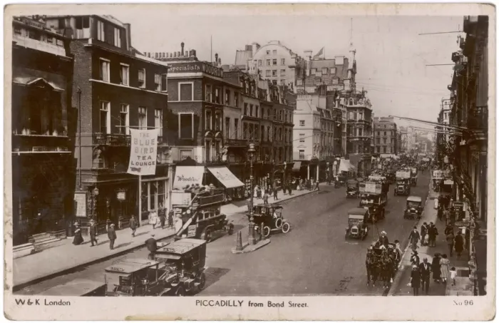 Framed Print : Piccadilly / From Bond St Framed Print : Piccadilly / From Bond St