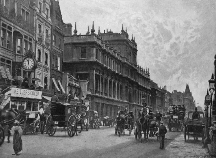 Framed Print : Piccadilly Circa 1895 Framed Print : Piccadilly Circa 1895