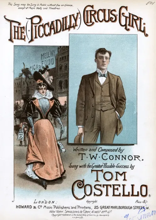 Framed Print : The Piccadilly Circus Girl, by T W Connor Framed Print : The Piccadilly Circus Girl, by T W Connor