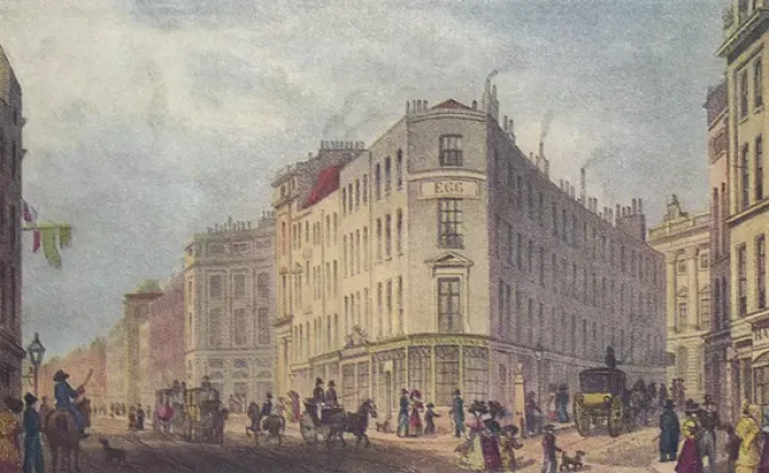 Framed Print : Piccadilly from Coventry Street Framed Print : Piccadilly from Coventry Street