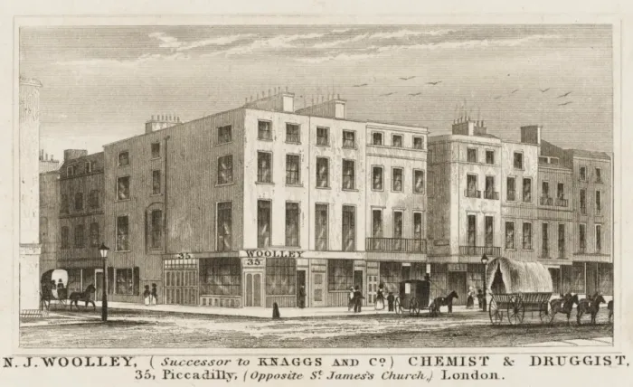Framed Print : Piccadilly Shops Framed Print : Piccadilly Shops