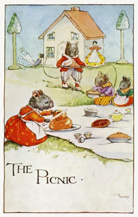 Framed Print : The picnic Framed Print : The picnic