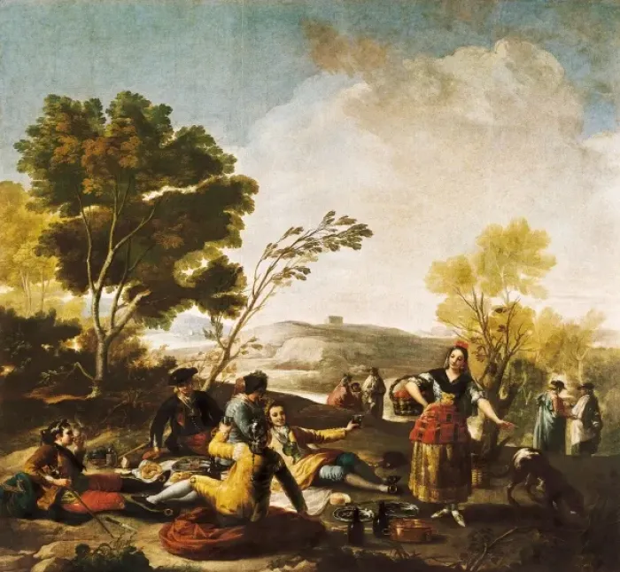 Framed Print : Picnic on the Banks of the Manzanares Framed Print : Picnic on the Banks of the Manzanares