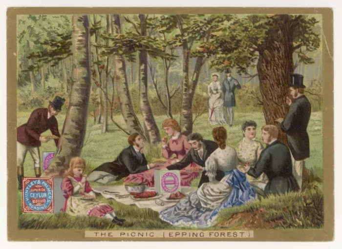 Framed Print : Picnic with Biscuits Framed Print : Picnic with Biscuits
