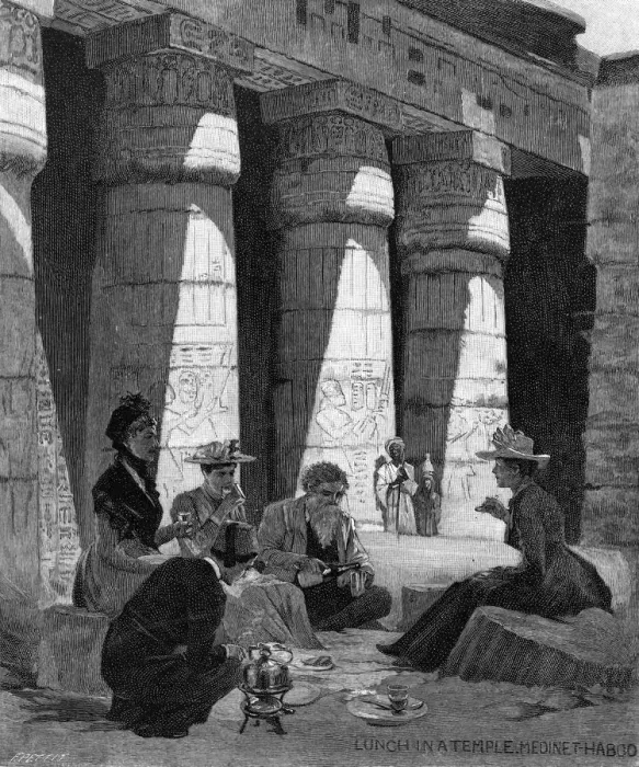 Framed Print : PICNIC  /  EGYPT  /  SCRIBNERS