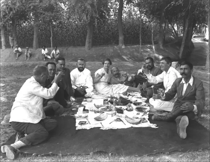 Framed Print : Picnic in Iran Framed Print : Picnic in Iran