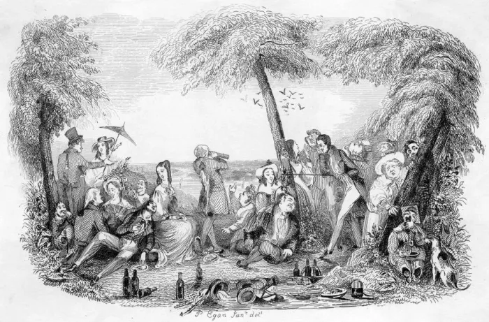 Framed Print : PICNIC, RICHMOND Framed Print : PICNIC, RICHMOND