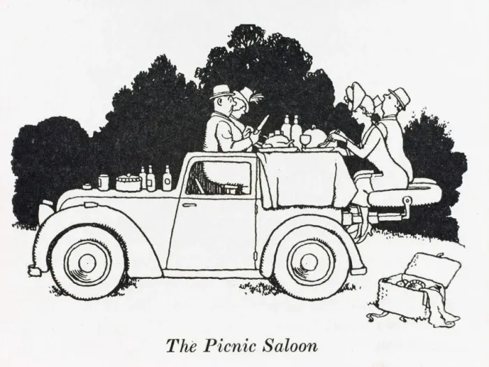 Framed Print : The Picnic Saloon / W H Robinson Framed Print : The Picnic Saloon / W H Robinson