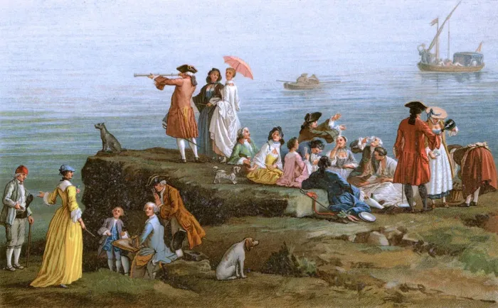 Framed Print : PICNIC / VERNET FAMILY Framed Print : PICNIC / VERNET FAMILY