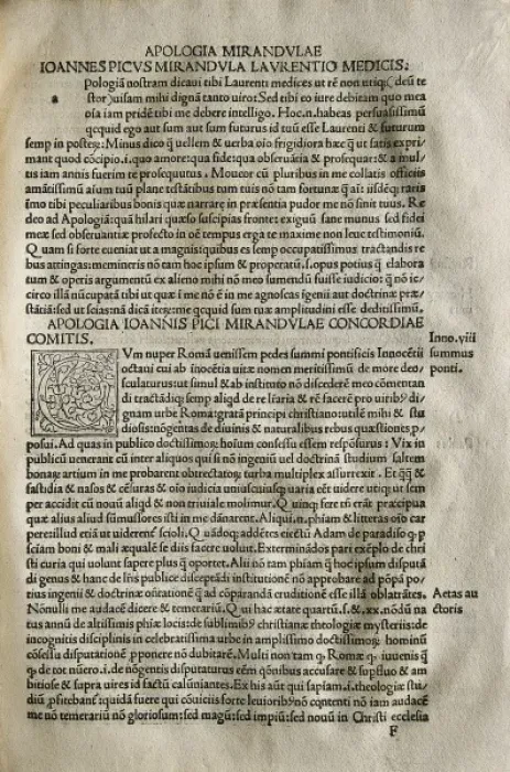 Framed Print : PICO DELLA MIRANDOLA, Giovanni (1463-1494). Italian Framed Print : PICO DELLA MIRANDOLA, Giovanni (1463-1494). Italian