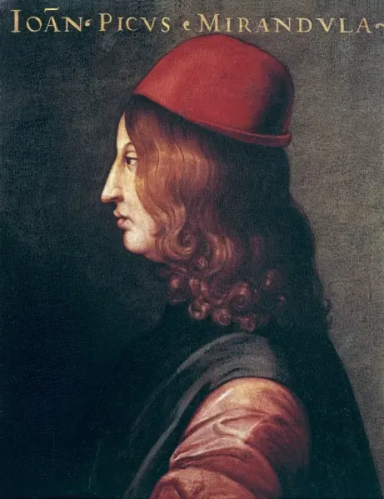 Framed Print : PICO DELLA MIRANDOLA, Giovanni (1463-1494). Italian Framed Print : PICO DELLA MIRANDOLA, Giovanni (1463-1494). Italian