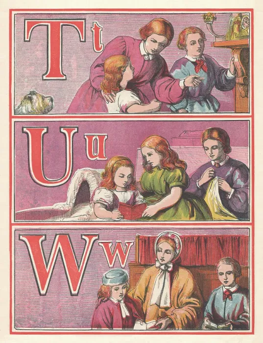 Framed Print : Picture Alphabet Framed Print : Picture Alphabet