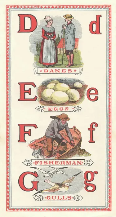 Framed Print : Picture Alphabet Framed Print : Picture Alphabet