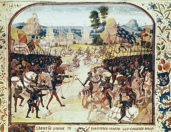 Picture of the Chroniques by Jean Froissart