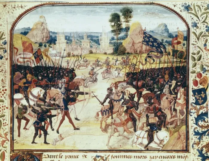 Framed Print : Picture of the Chroniques by Jean Froissart Framed Print : Picture of the Chroniques by Jean Froissart