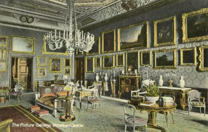 Framed Print : The Picture Gallery, Windsor Castle Framed Print : The Picture Gallery, Windsor Castle