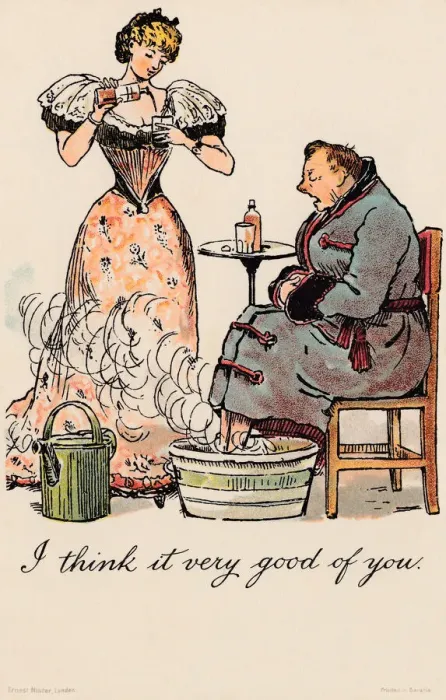 Framed Print : Picture Postcard - Humour Framed Print : Picture Postcard - Humour