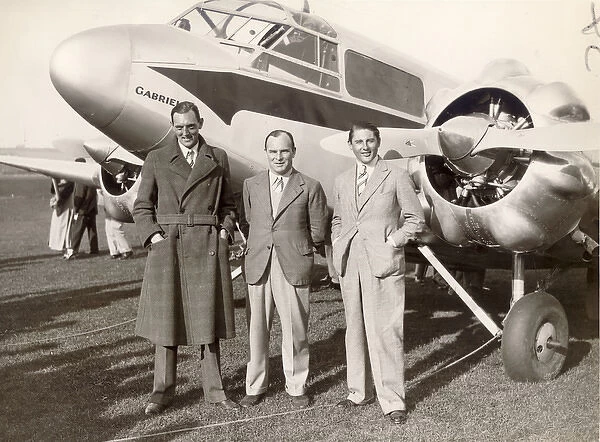 Pictured alongside an Armstrong Whitworth AW52