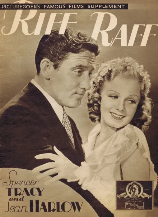 Framed Print : Picturegoers Famous Film Supplement for Riffraff (1936) Framed Print : Picturegoers Famous Film Supplement for Riffraff (1936)