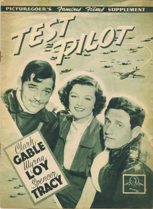 Framed Print : Picturegoers Famous Film Supplement for Test Pilot (1938) Framed Print : Picturegoers Famous Film Supplement for Test Pilot (1938)