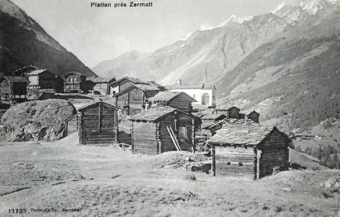 Framed Print : Picturesque Swiss Alpine village of Blatten close to Zermatt Framed Print : Picturesque Swiss Alpine village of Blatten close to Zermatt