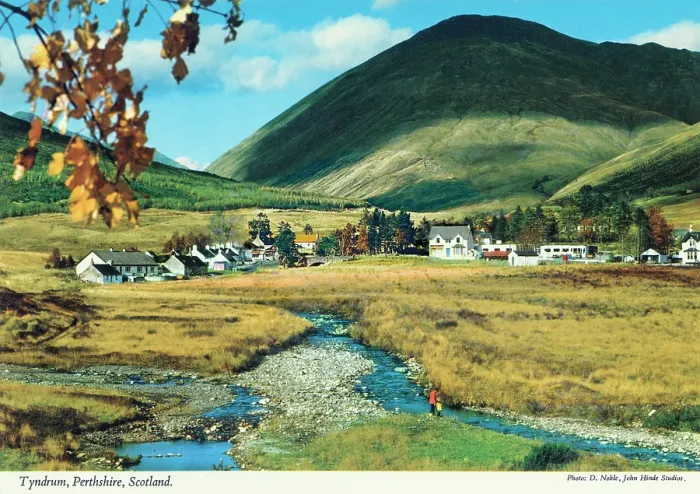 Framed Print : The picturesque village of Tyndrum, three quarters of a mile inside the Perth border from Argyllshire, a well-known angling, climbing and winter sports resort Framed Print : The picturesque village of Tyndrum, three quarters of a mile inside the Perth border from Argyllshire, a well-known angling, climbing and winter sports resort