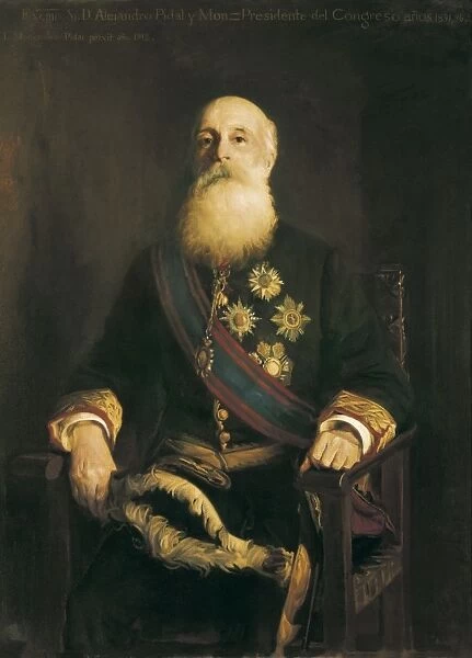 PIDAL Y MON, Alejandro (1846-1913). Spanish politician
