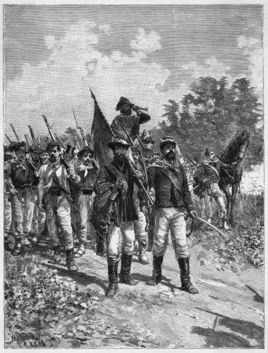 Framed Print : Piedmont Volunteers Framed Print : Piedmont Volunteers