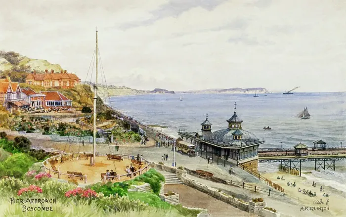 Framed Print : Pier Approach, Boscombe, Dorset Framed Print : Pier Approach, Boscombe, Dorset