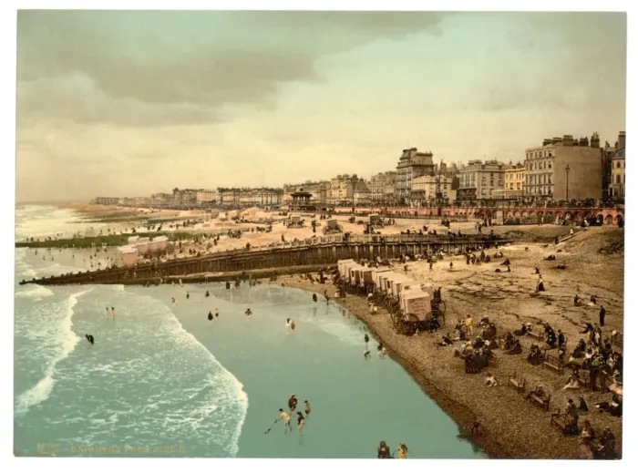 Framed Print : From the pier, Brighton, England Framed Print : From the pier, Brighton, England