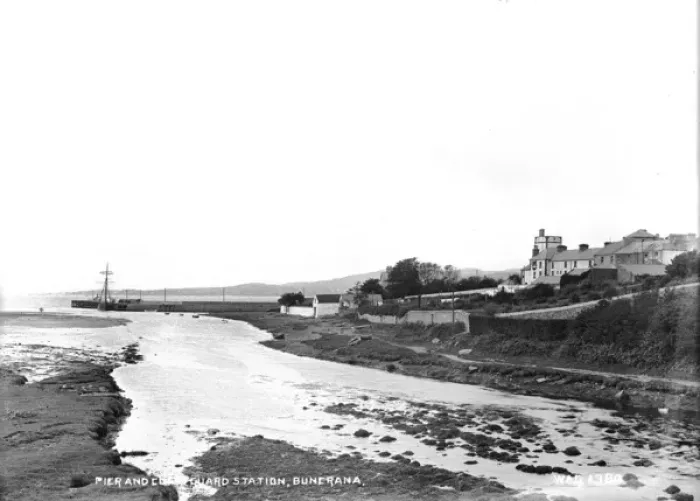 Framed Print : Pier and Coastguard Station, Buncrana Framed Print : Pier and Coastguard Station, Buncrana