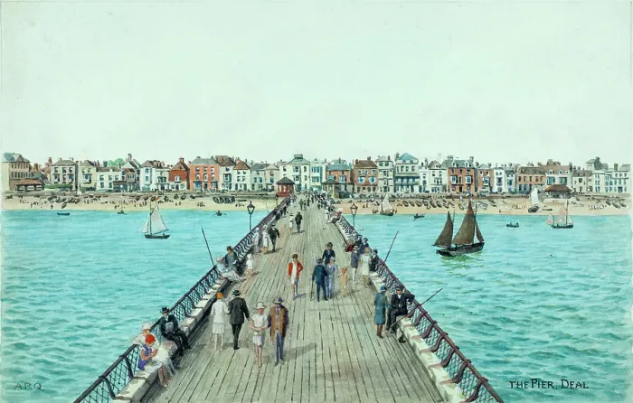 Framed Print : The Pier, Deal, Kent Framed Print : The Pier, Deal, Kent