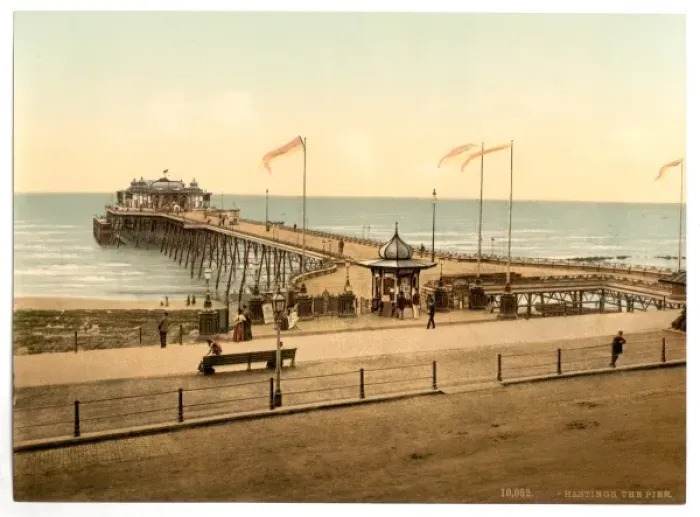 Framed Print : The pier, Hastings, England Framed Print : The pier, Hastings, England