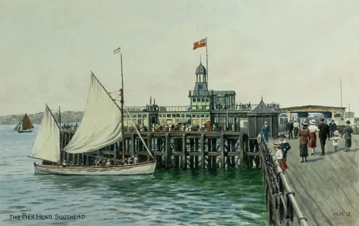 Framed Print : Pier Head, Southend, Essex