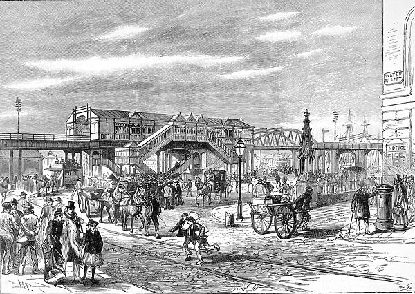 Pier Head Station, Liverpool Docks, 1893