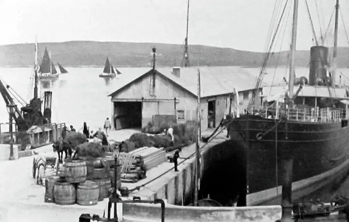 Framed Print : The Pier, Lerwick, Shetland, Scotland, Victorian period Framed Print : The Pier, Lerwick, Shetland, Scotland, Victorian period