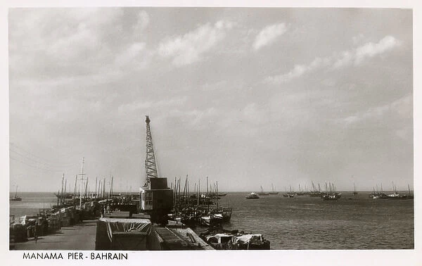 Pier at Manama, Bahrain, Persian Gulf