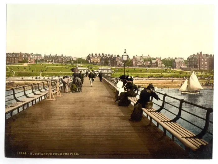 Framed Print : From the pier, New Hunstanton, England Framed Print : From the pier, New Hunstanton, England