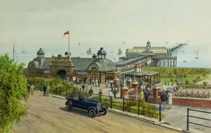 Framed Print : Pier at Southend, Essex Framed Print : Pier at Southend, Essex